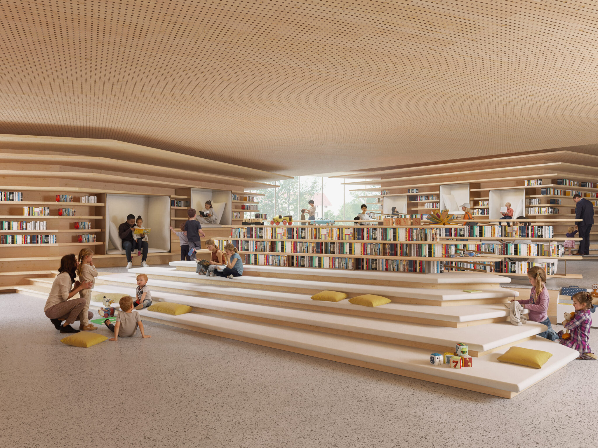 Nouvelle bibliothèque, Vortex